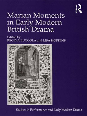 cover image of Marian Moments in Early Modern British Drama